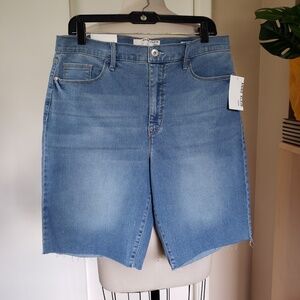 Anne Klein Garden Denim Shorts Size 12 NEW!